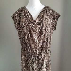 Dress Barn Snakeskin Blouse - XL